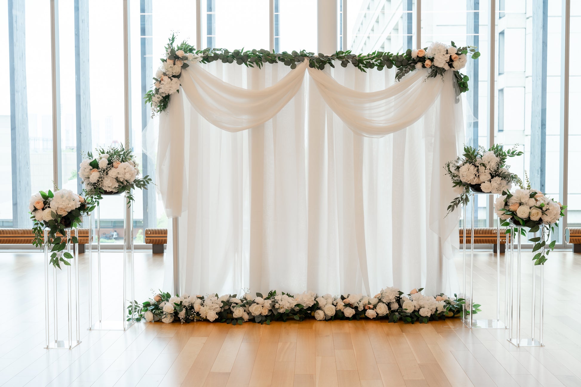 wedding altar decoration