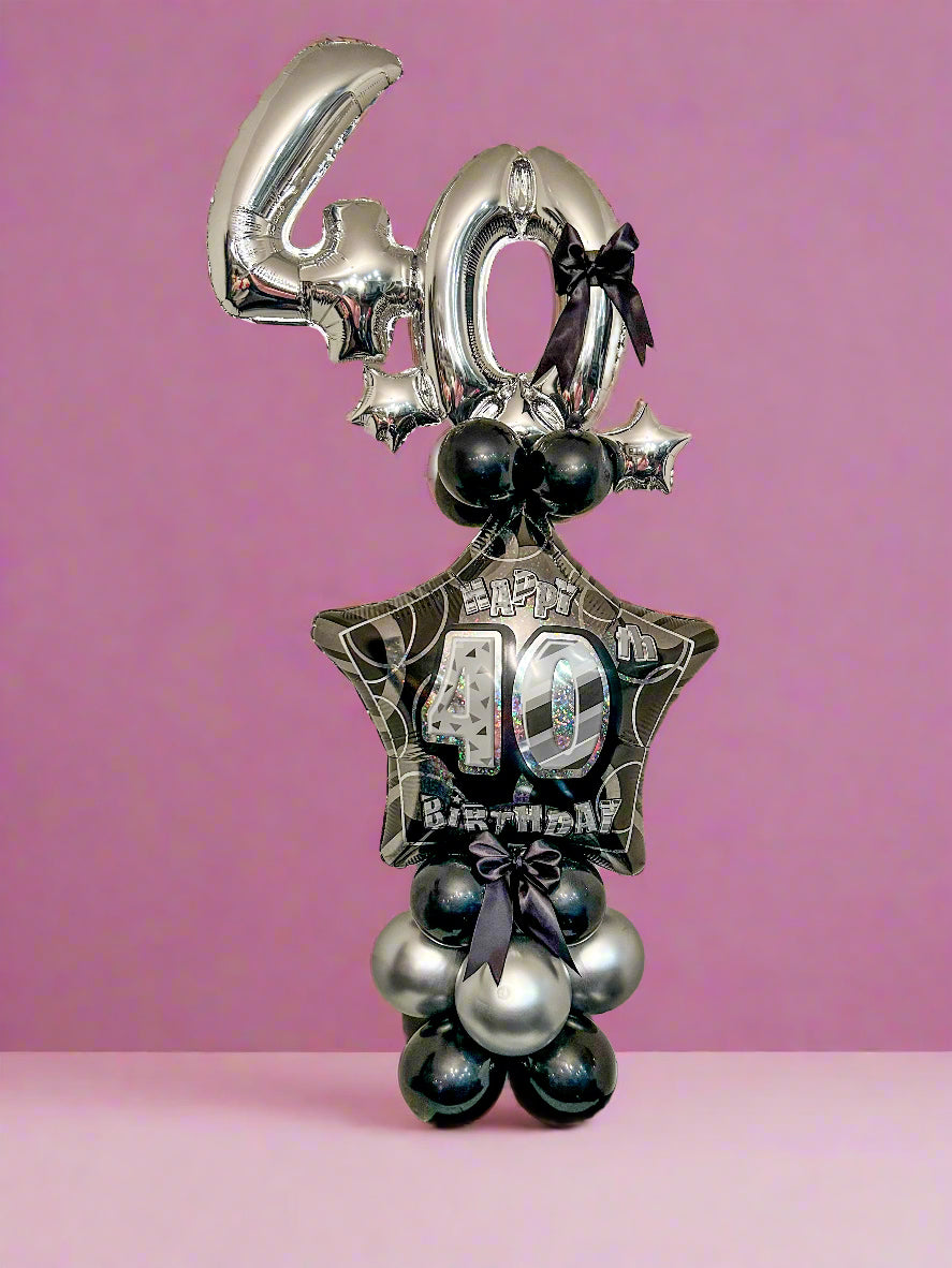 birthday balloon display Toronto milestone celebration Wooow Balloons