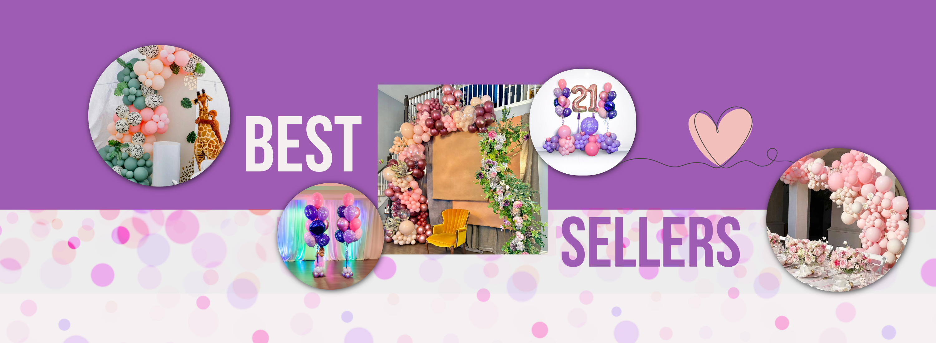 From Balloon Garlands to Balloon bouquets we have everything your party needs at Wooow Balloons.