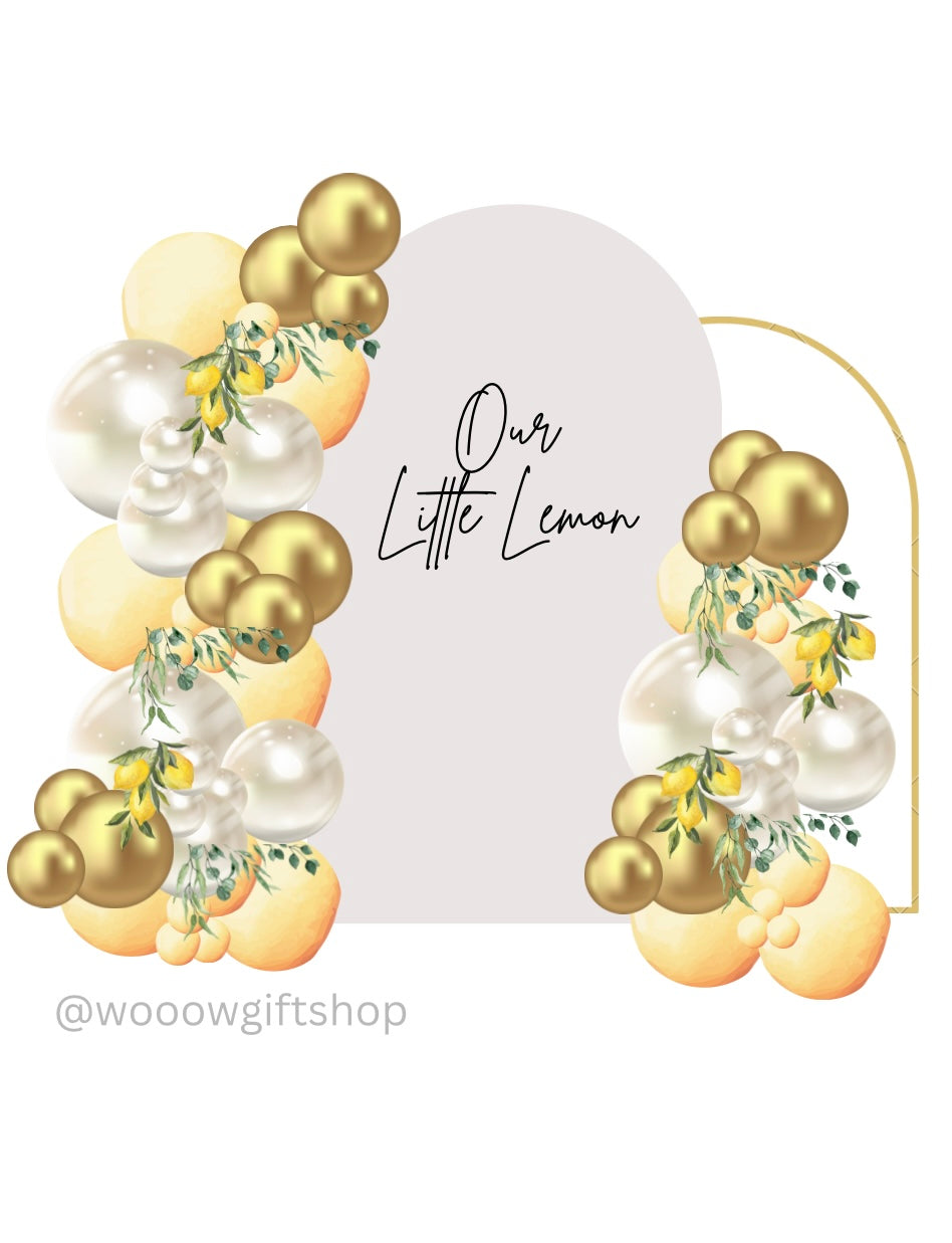 Lemon Balloon Decor for Events in Toronto
