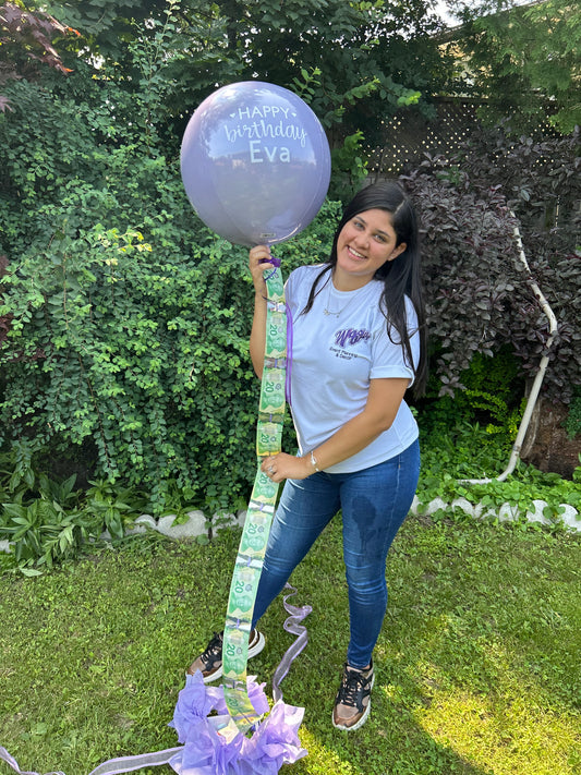 Money Balloon with Personalized Cash Value in Toronto