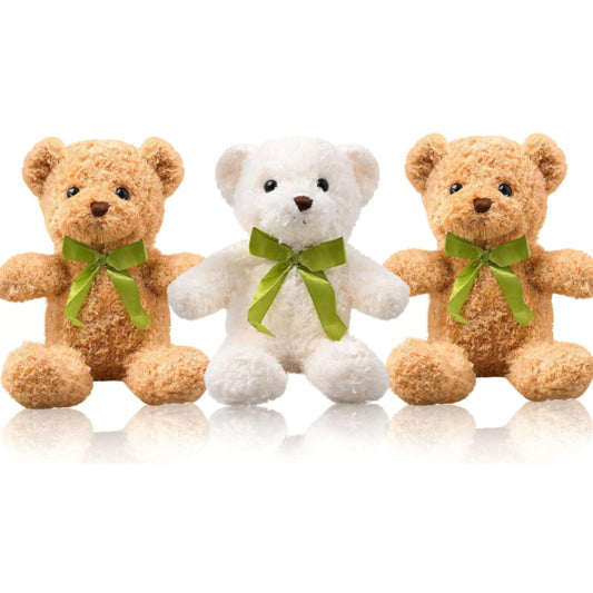 Teddy Bear š§ø in brown and white ā 10.4-inch plush toy gift
