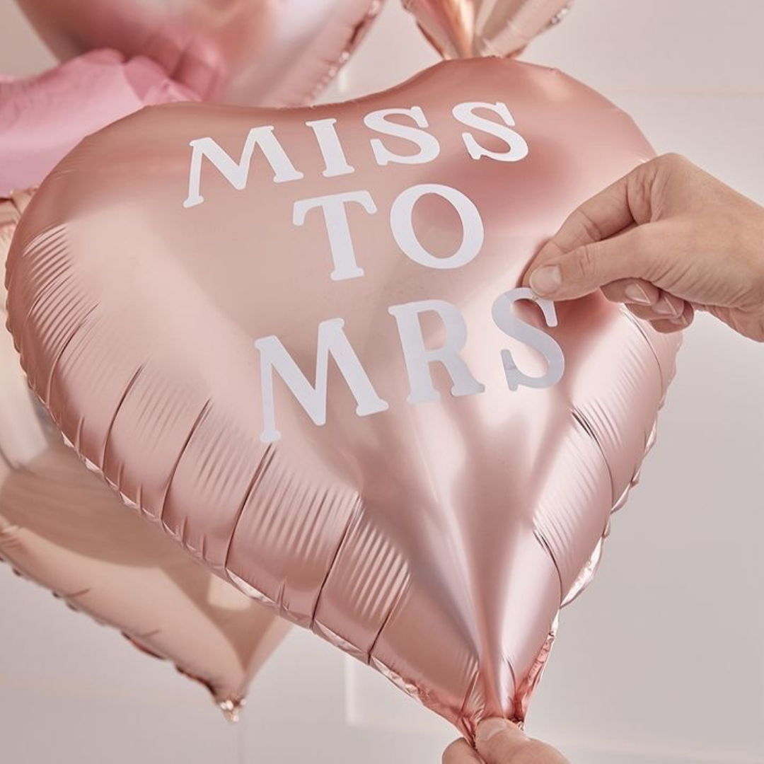 Custom Heart Balloons with personalized messages and vibrant color options.