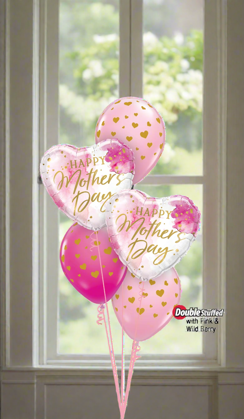 Mother's Day Balloon Bouquet with helium-filled balloons in Toronto
