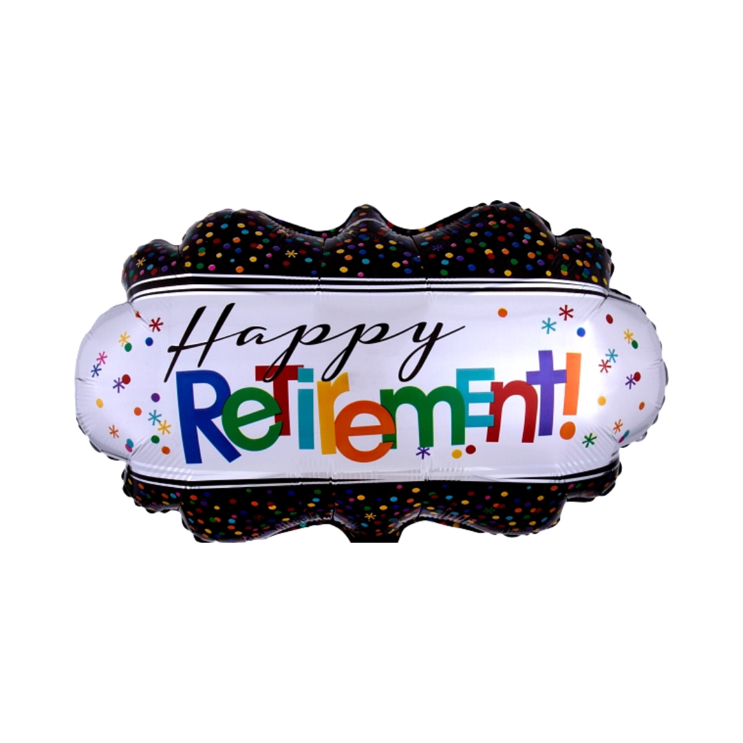 Officially Retired Balloons package for retirement celebrations in Toronto