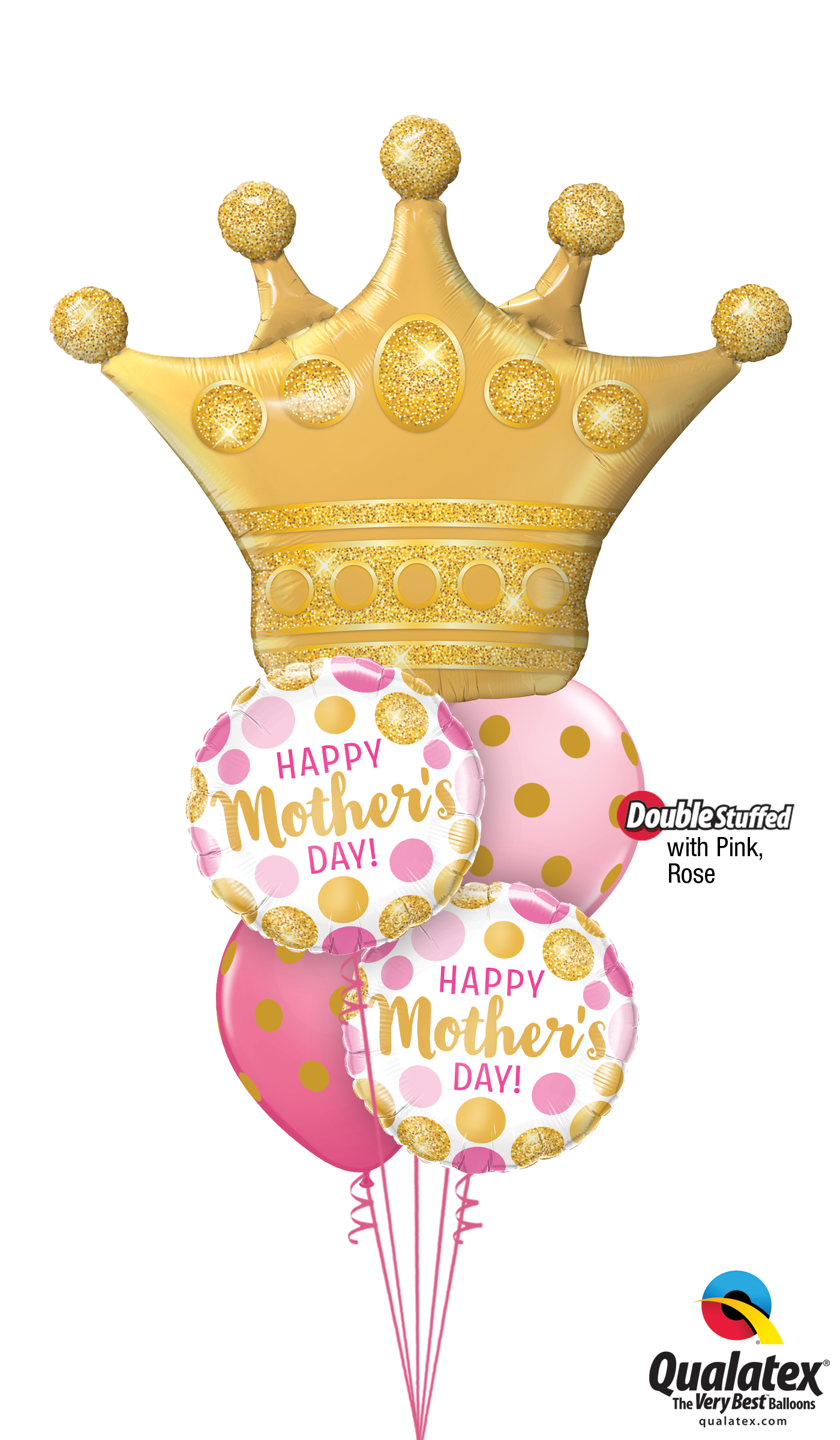 To the Queen of the House Balloon Bouquet with helium-filled balloons in Toronto