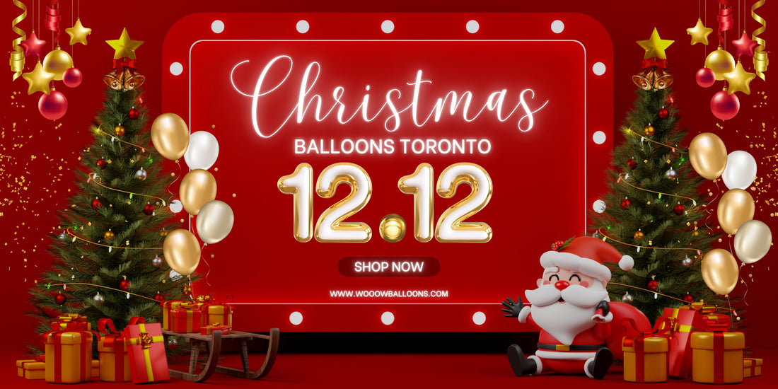 Christmas and New Year’s balloons Toronto