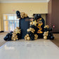 Black & Gold Gala Balloon Installation