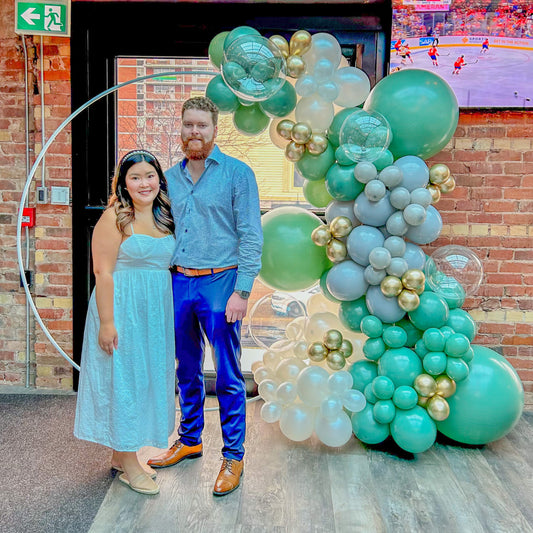 Olive green Balloon Arch