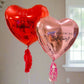 3FT custom heart balloon with text Toronto Wooow Balloons