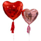 3FT Heart Balloon with text (Qty1)