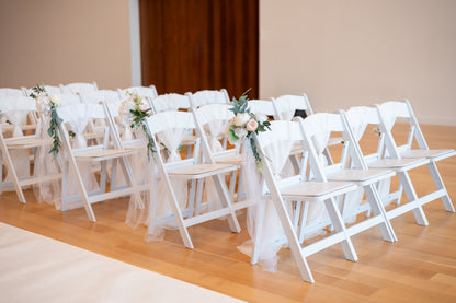 wedding chairs decorated