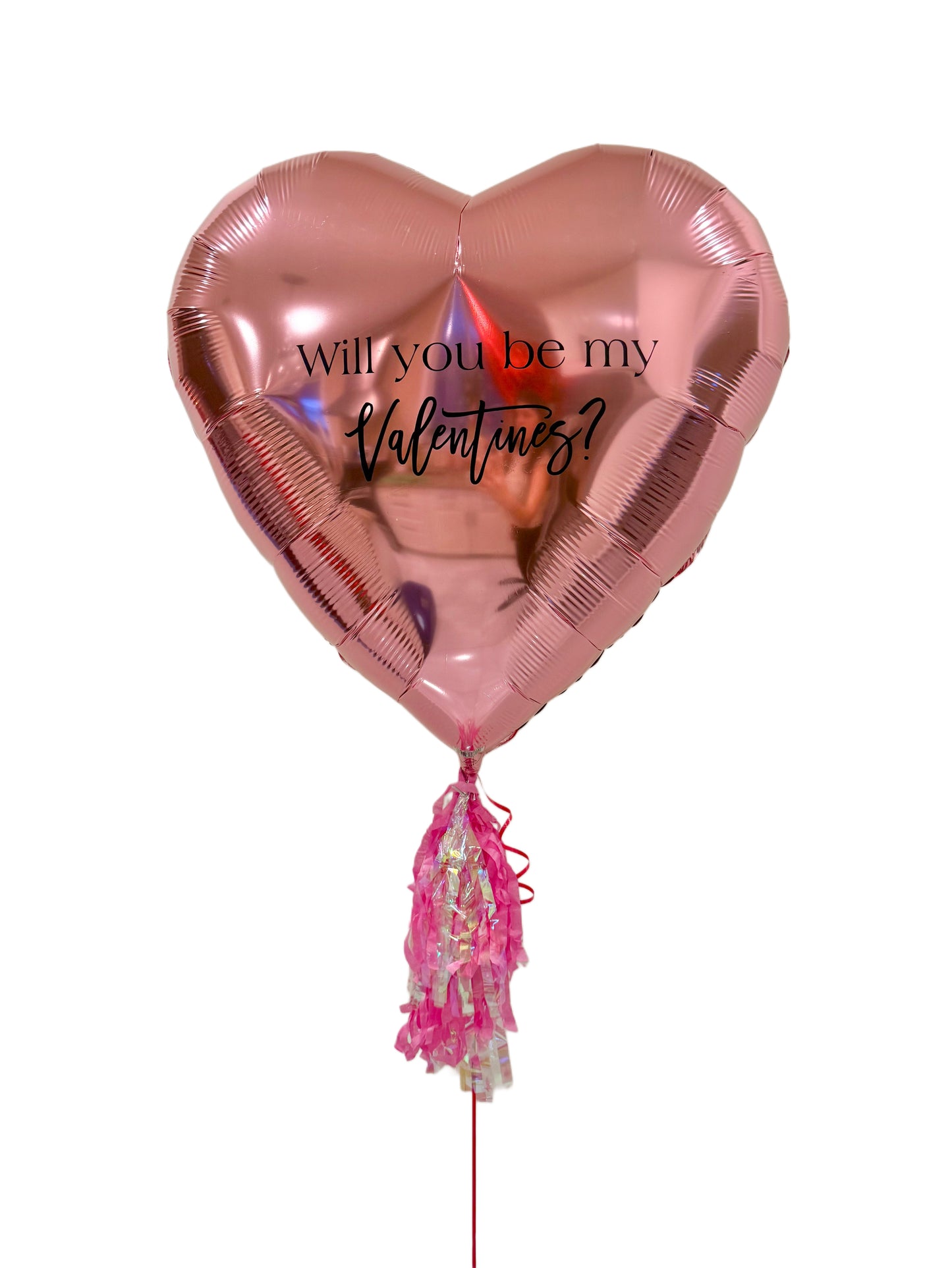 3FT Heart Balloon with text (Qty1)