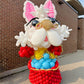 Alice in Wonderland balloon bunny sculpture Toronto Wooow Balloons White Rabbit