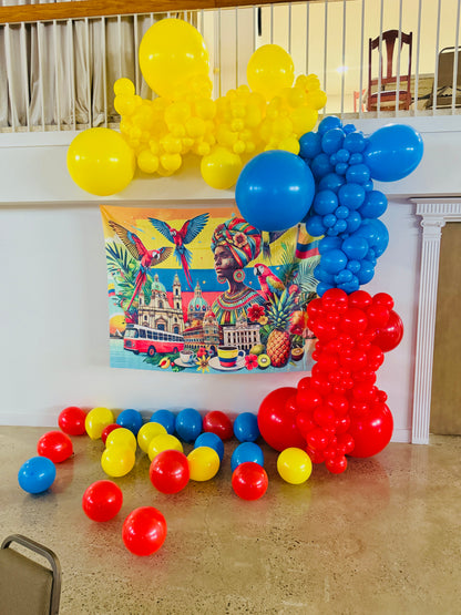 Guirnalda de globos de Colombia