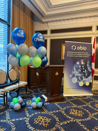 Balloons with logo for corporate events in Toronto