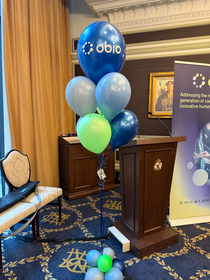 Logo Balloons in Toronto for Corporate events.