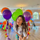 24" Helium Balloon Centrepiece with Tassels and Weight in Toronto