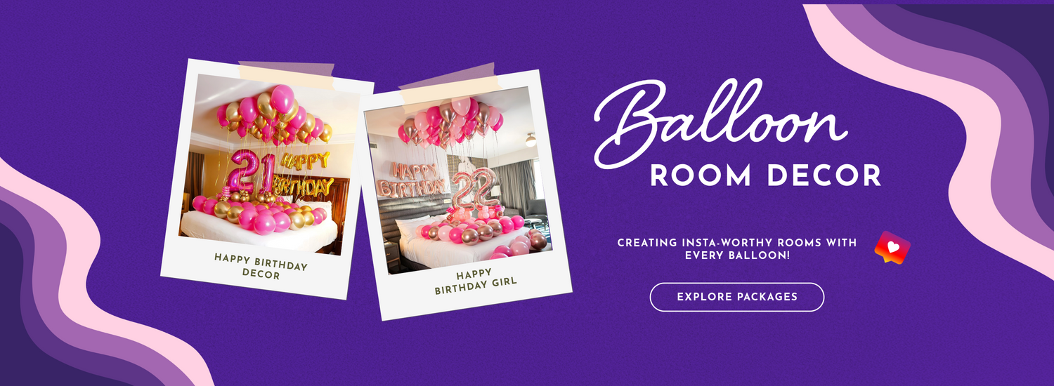Hotel Room  Balloon Decoration in Toronto by Wooow Balloons