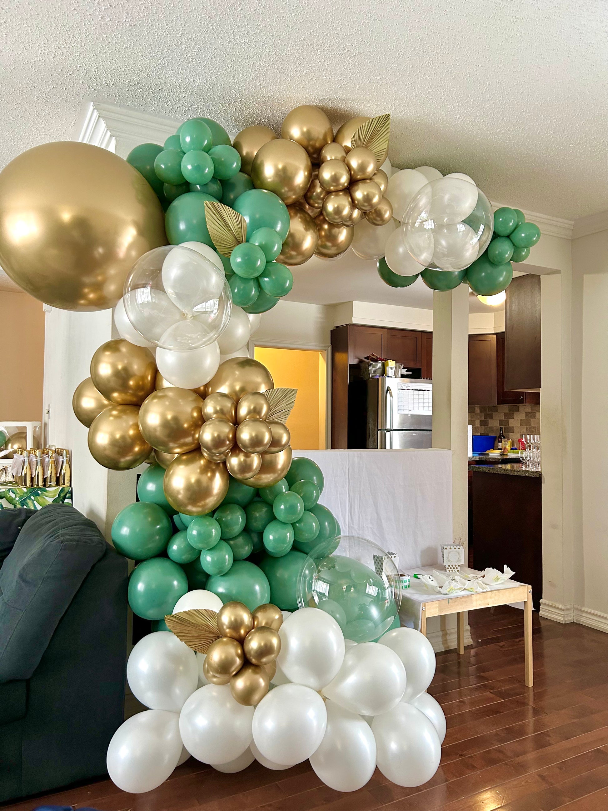 Boho Balloon Garland – 12 feet of elegant, soft-toned balloons ideal for celebrations like birthdays and anniversaries.