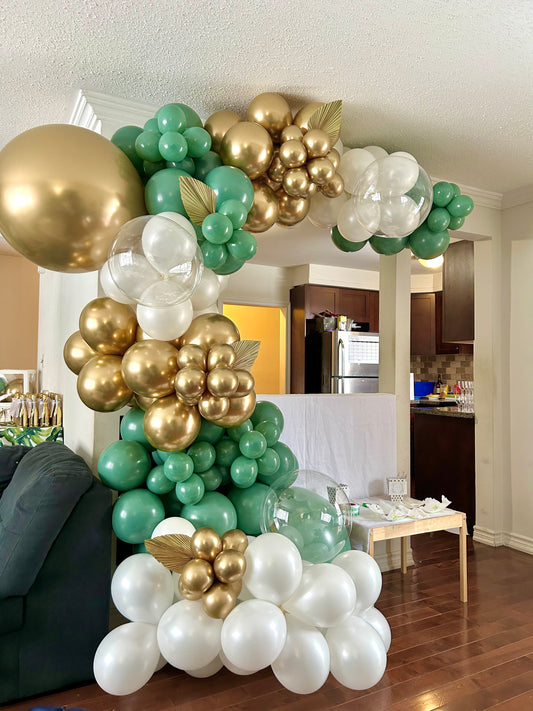 Boho Balloon Garland – 12 feet of elegant, soft-toned balloons ideal for celebrations like birthdays and anniversaries.