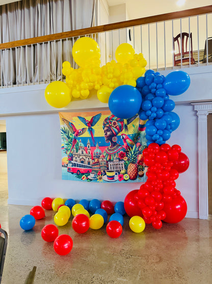 Colombia Balloon Decoration in Toronto by Wooow Ballooons