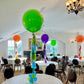 24" Helium Balloon Centrepiece with Tassels and Weight in Toronto