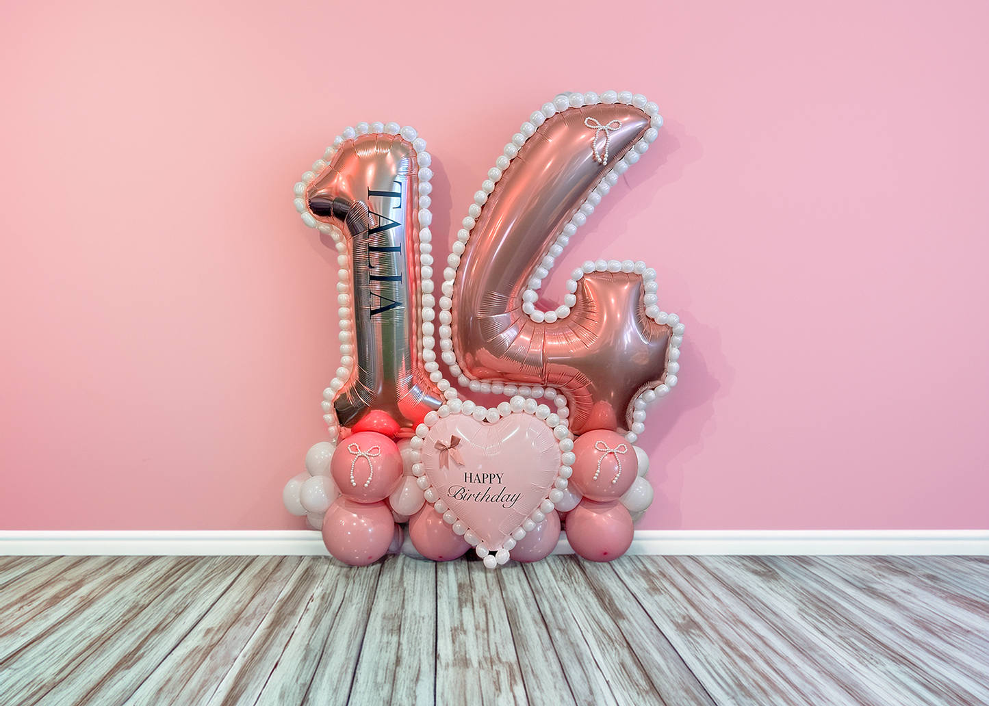 Personalized Number Balloon Arrangement