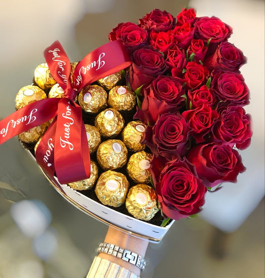 Roses & Chocolates heart