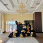 Black & Gold Gala Balloon Installation