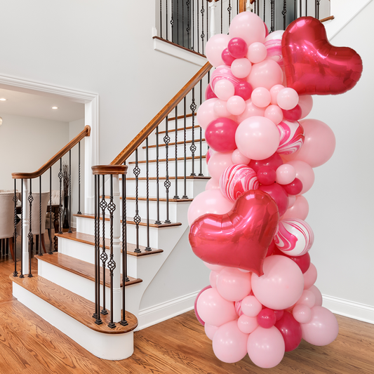 Valentine’s Balloon Garland