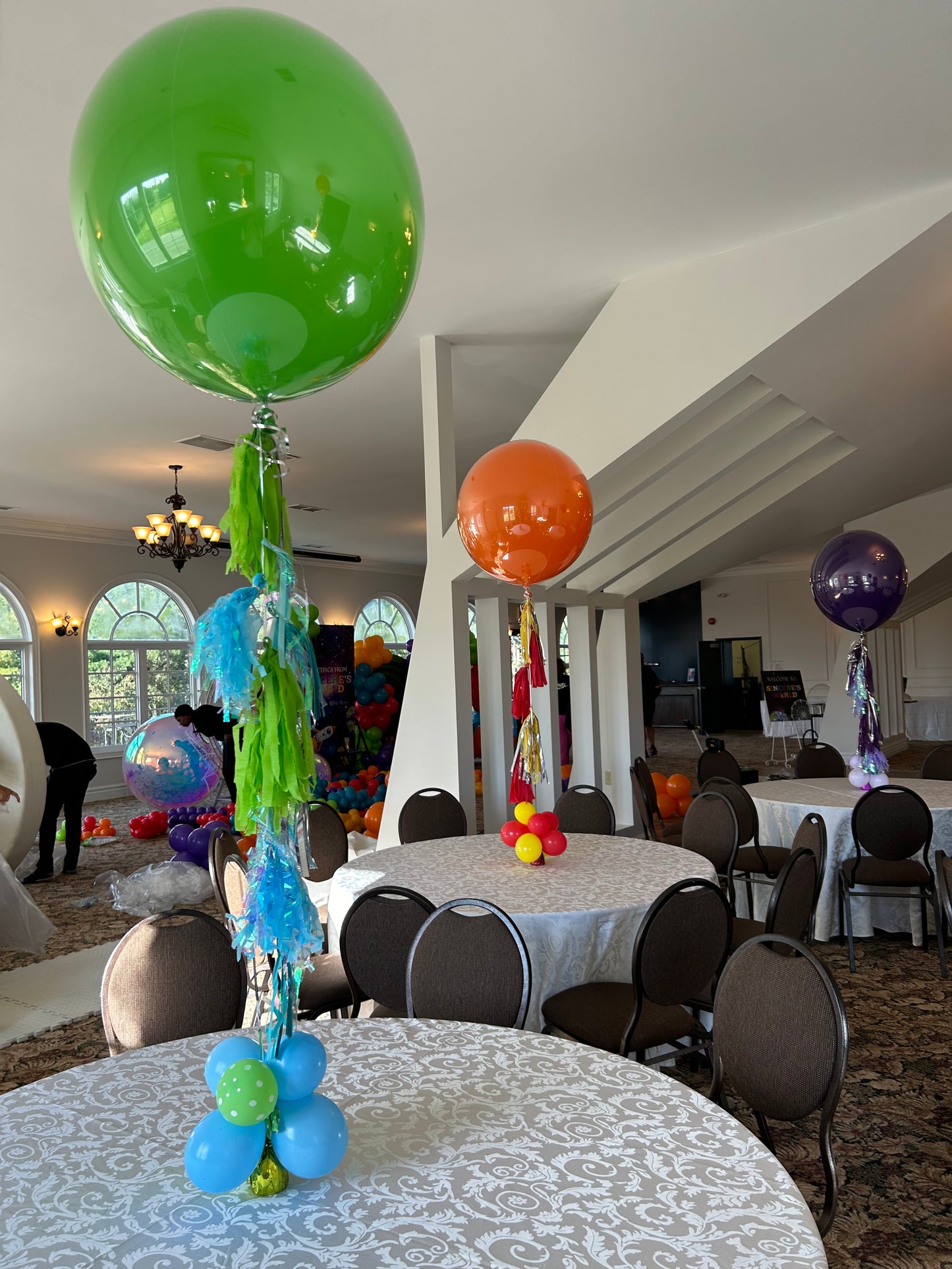 Balloon Centrepieces