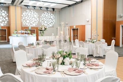 wedding room decorated