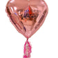 3FT Heart Balloon with text (Qty1)