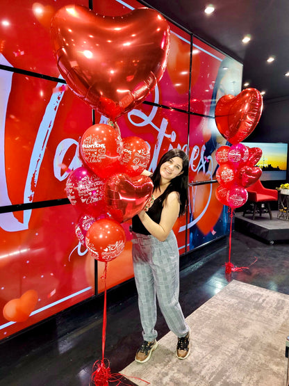 Jumbo Heart Bouquet for Valentine's day in Toronto