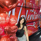 Jumbo Heart Bouquet All red balloons for Valentine's day in Toronto
