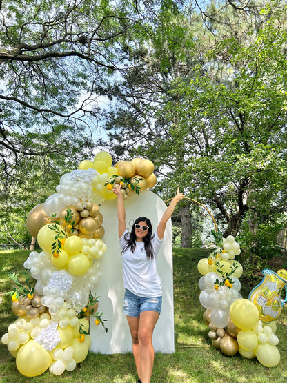 Lemon Balloon Decor for Events in Toronto
