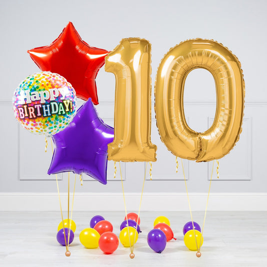 Inflated Birthday Balloon Numbers