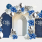 Luxury Gala Balloon Set Up with custom balloon garlands and backdrops in Toronto
