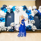 Luxury Gala Balloon Set Up with custom balloon garlands and backdrops in Toronto
