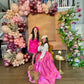 Balloon Grland with floral accents for tea party in Toronto