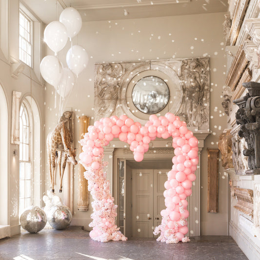 Bespoke Heart Shaped Balloon Arch