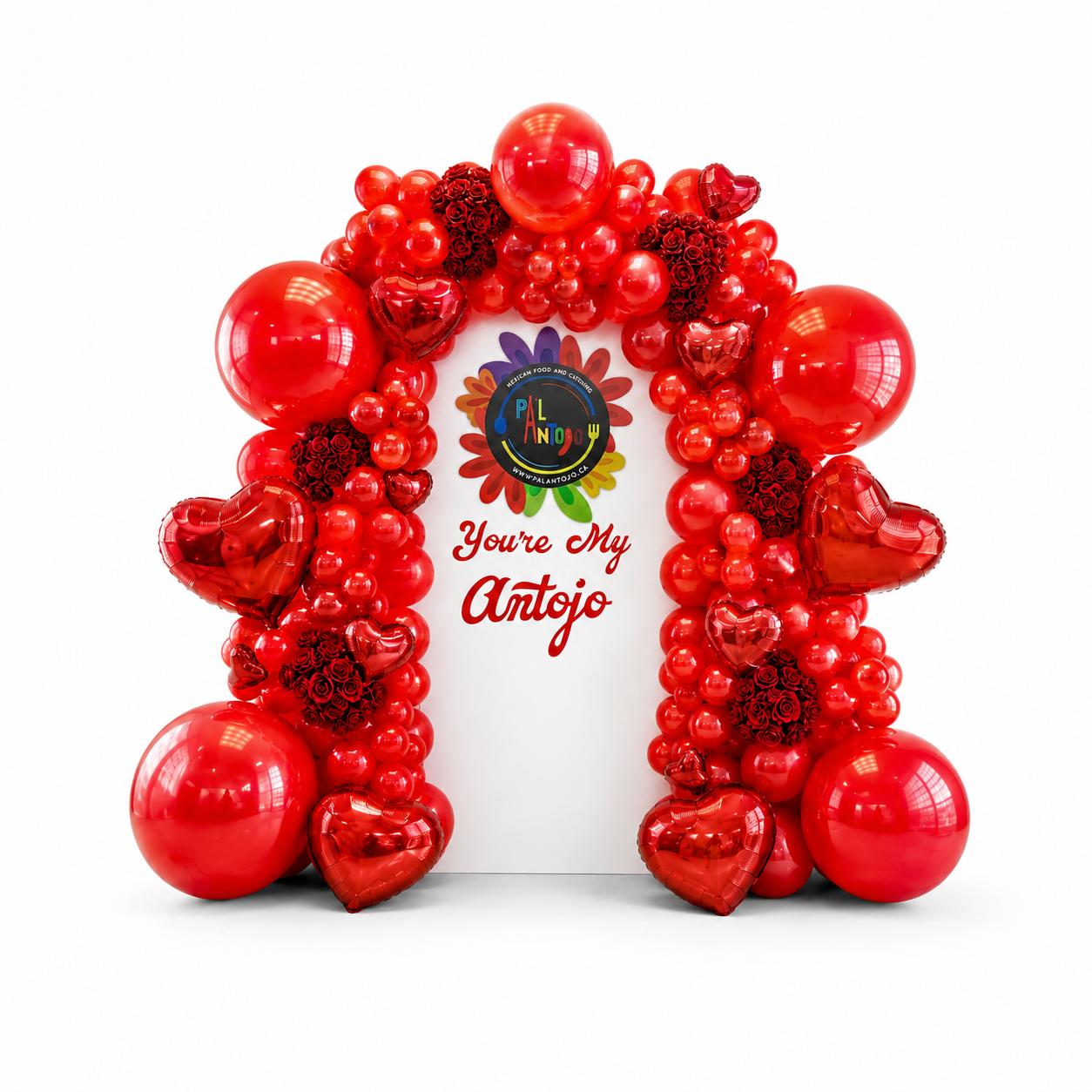 Romantic Heart Balloon Frame