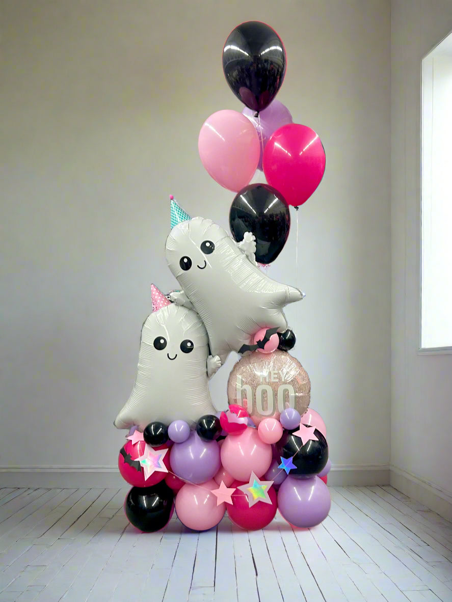 spooky balloons for halloween with chic style