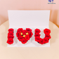 Love Letters Rose Box with fresh red roses and Ferrero Rocher chocolates in a luxury white box.