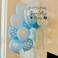 Decorative balloons with personalized text in Toronto for baby showers