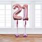 Balloon number rose gold