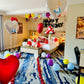 Birthday room decoration inspired by Alice in Wonderland theme Toronto