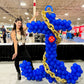 Side view of anchor balloon sculpture – themed decor Toronto