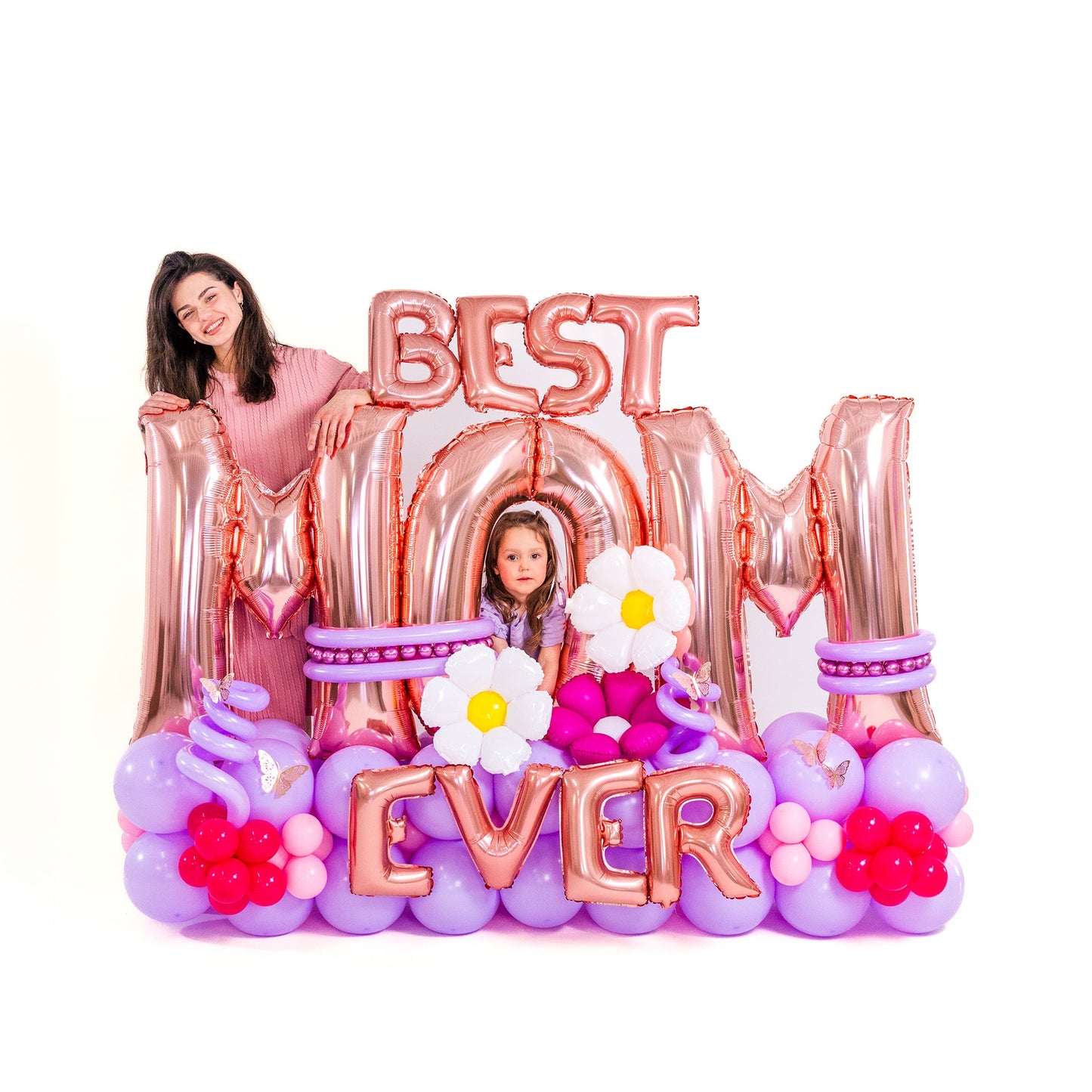 Best Mom Ever balloon arrangement Toronto with premium balloons for Mother’s Day gift